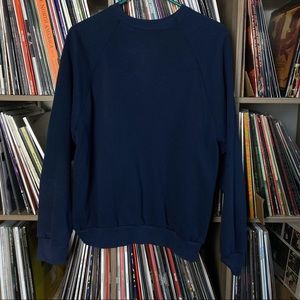Vintage 90s Tultex Maximum Sweats Navy Sweater